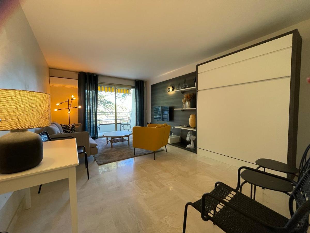 C012-Appartement Confortable Avec Piscine, Tennis Et Grand Parc Cannes Exterior foto