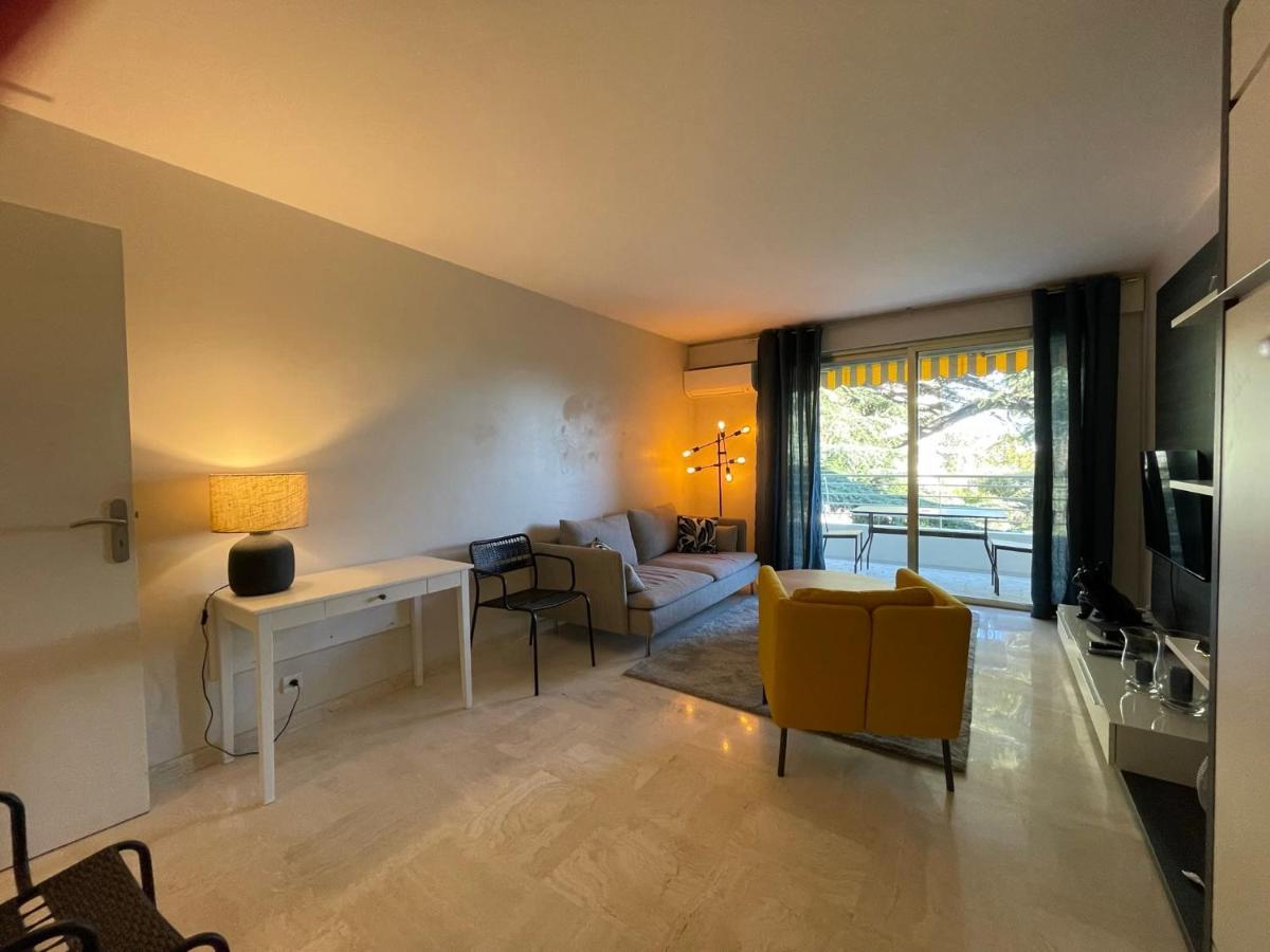 C012-Appartement Confortable Avec Piscine, Tennis Et Grand Parc Cannes Exterior foto